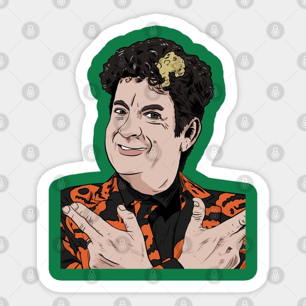 David S. Pumpkins Sticker by Black Snow Comics